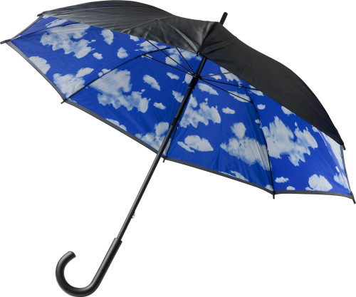 Paraply med indvendigt motiv