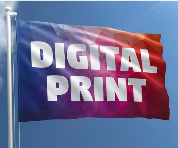 Digital printed flag EU