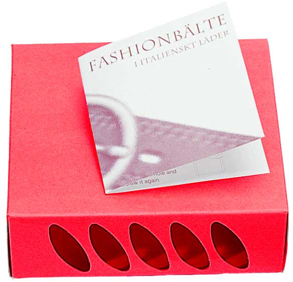 Giftbox for belts (red)